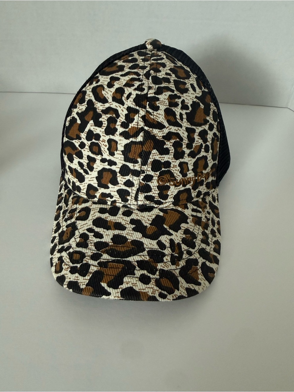 Sunny Days brand Leopard Print Trucker Hat - Brown & Black